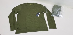 11 X BRAND NEW RALPH LAUREN KHAKI LONG SLEEVED TOPS SIZE SMALL AND MEDIUM