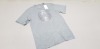 19 X BRAND NEW CONVERSE GREY T SHIRTS SIZE MEDIUM AND LARGE