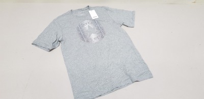 19 X BRAND NEW CONVERSE GREY T SHIRTS SIZE MEDIUM AND LARGE