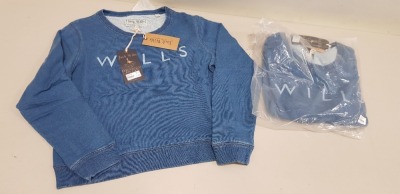 9 X BRAND NEW JACK WILLS INDIGO HUNSTON HOODIE UK SIZE 10 RRP-£69.50 TOTAL RRP-£625.50