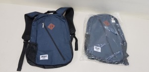 16 X BRAND NEW TAPOUT NAVY BACKPACKS RRP £29.99 (TOTAL RRP £479.84