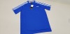 27 X ADIDAS BLUE SERENO T-SHIRTS SIZE UK 13-14