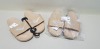 12 X BRAND NEW EVERLAST BEIGE SLIDERS SIZE UK 7 RRP-£29.99 TOTAL RRP-£359.99