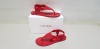 11 X BRAND NEW CALVIN KLEIN JANNY MOULDED SANDALS IN CRIMSON RED SIZE UK 5