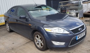 GREY FORD MONDEO ZETEC TDCI 140. ( DIESEL ) Reg : WP09SXT, Mileage : 0 Details: FIRST REGISTERED 30/6/2009 1997CC NO KEY VEHICLE IS LOCKED NO V5 MOT UNTIL 11 NOVEMBER 2022