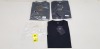 3 X BRAND NEW PAUL AND SHARK SWEATSHIRT/JUMPER LOT CONTAINING PAUL AND SHARK NAVY BLACK AND BLUE NAVY SWEATSHIRTS/JUMPERS IN SIZES SMALL AND MEDIUM