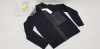 1 X BRAND NEW CP COMPANY KNITWEAR LAMBSWOOL MIXED CARDIGAN IN BLACK SIZE 50