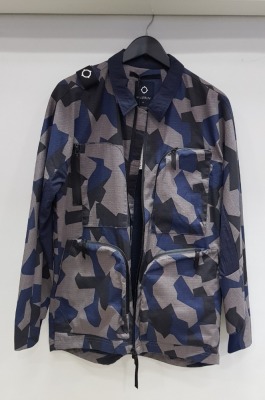 1 X BRAND NEW MA STRUM CR FOUR POCKET JACKET IN BLACK BASE CAMO IN SIZE MEDIUM