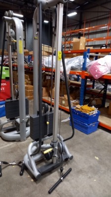 1 X USED TECHNOGYM CABLE STATION ERCOLINA PULLING MACHINE (SLIGHT DAMAGE ON THE OUTER PLASTIC ) DIMENSIONS - 660MM LENGTH - 690 MM WIDTH - 2420 MM HEIGHT - UP TO 50KG OF WEIGHT - FULLY FUNTIONING MACHINE