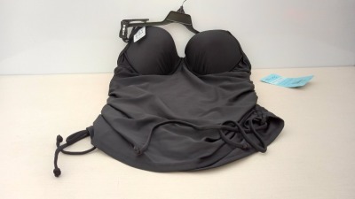 20 X BRAND NEW SPANX PUSH UP TANKINI IN ALL JET BLACK IN SIZE ( S ) RRP $ 34.99pp