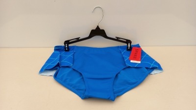 7 X BRAND NEW SPANX SWIMMING TRUNKS IN ELECTRIC BLUE IN SIZE ( 14) RRP $ 78.00pp