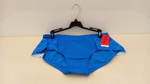 7 X BRAND NEW SPANX SWIMMING TRUNKS IN ELECTRIC BLUE IN SIZE (10) RRP $ 78.00pp