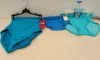 16 X BRAND NEW MIXED SPANX LOT TO INCLUDE 3 X HIGH RISE TRUNKS IN TURQUISE SIZE ( 8) 5 X SPANX SWIMMING TRUNKS IN TURQUOISE SIZE (L) 8 X SPANXS BIKINI BRIEFS IN BLUE ( ALL ONE SIZE )