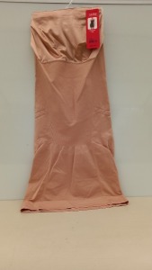 15 X BRAND NEW SPANX STRAPLESS SLIP DRESS IN ROSE GOLD ALL IN SIZE (XL)