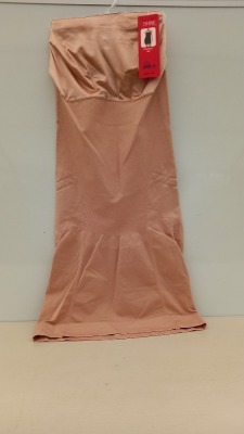 15 X BRAND NEW SPANX STRAPLESS SLIP DRESS IN ROSE GOLD ALL IN SIZE (XL)