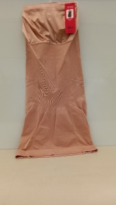 15 X BRAND NEW SPANX STRAPLESS SLIP DRESS IN ROSE GOLD ALL IN SIZE (XL)