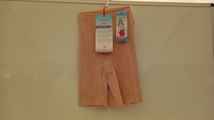 11 X BRAND NEW SPANX METALLIC MID-THIGH IN ROSE DUST COLOUR IN SIZE (XL) RRP $42.00 PP