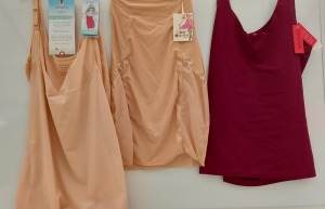 11 X BRAND NEW SPANX LOT TO INCLUDE 2 X IN AND OUT TANK IN RED IN SIZE (XL) 4 X HALF SLIP NUDE IN ALL IN (M) 5 X SPANX OPEN BUST BODY SUIT IN SIZE 3X