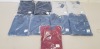 9 PIECE MIXED GANT CLOTHING LOT CONTAINING 4 X GANT SUPER FINE LAMBSWOOL CREWNECK SWEATERS SIZE S, XL, XXL AND 2 X GANT SUPER FINE LAMBSWOOL HALF ZIP JUMPERS SIZE S AND M, 2 X GANT SUPER FINE LAMBSWOOL CREWNECK JUMPERS IN GREY ETC