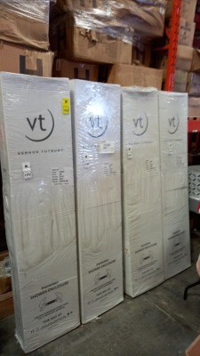 4 X BRAND NEW VERON TUTBURY 900 QUADRANT SHOWER DOOR (SVQC 9 CR EBSL)