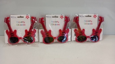 960 X BRAND NEW HOME COLLECTION NOVELTY GUITAR GLASSES IN 20 BOXES