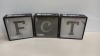 280 X BRAND NEW ALPHABET LIGHTBOX IN VARIOUS LETTERS