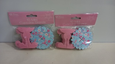 624 X BRAND NEW MINI CUPCAKE STANDS ( 48 IN EACH BOX ) ( SELLING IN 14 BOXES )