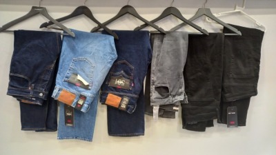 6 X BRAND NEW DENIM LEVIS JEANS IN VARIOUS SIZES