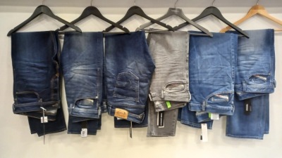 6 X BRAND NEW DIESEL JEANS IN VARIOUS SIZES