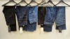 6 X BRAND NEW DENIM LEVIS JEANS IN VARIOUS SIZES