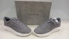 4 PIECE MIXED LEVAIR SHOE LOT CONTAINING 2 X LINEAR SUEDE MID GREY SHOES UK SIZE 9 AND 11 AND 2 X PACIFIC 2.0 WHITE / GREY SHOES UK SIZE 9 AND 11 RRP £175.00 (TOTAL RRP £700.00)