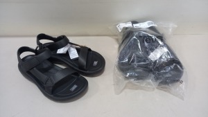 11 X BRAND NEW TEVA 1984 WOMENS BLACK HURRICANE DRIFT SANDALS IN VARIOUS SIZES RRP £35.00 (TOTAL RRP £385.00)