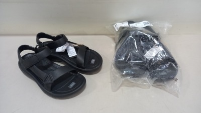 10 X BRAND NEW TEVA 1984 WOMENS BLACK HURRICANE DRIFT SANDALS IN VARIOUS SIZES RRP £35.00 (TOTAL RRP £350.00)