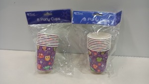 1008 X BRAND NEW 8 X 90 OZ PARTY PAPER CUPS