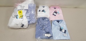 13 X BRAND NEW GANT SHIRTS IN VARIOUS STYLES AND SIZES