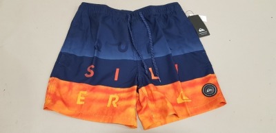 11 X BRAND NEW QUICKSLIVER VOLLEY SHORTS SIZE LARGE RRP £45.00 (TOTAL RRP £495.00)