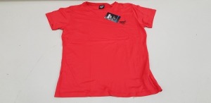 57 X BRAND NEW TAPOUT CREW RED T SHIRTS SIZE LARGE RRP £14.99 (TOTAL RRP £854.43)