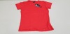 40 X BRAND NEW TAPOUT CREW RED T SHIRTS SIZE LARGE RRP £14.99 (TOTAL RRP £599.60)