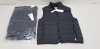 8 X BRAND NEW TOPMAN BLACK GILETS SIZE SMALL