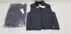 8 X BRAND NEW TOPMAN BLACK GILETS SIZE XS