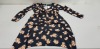 23 X BRAND NEW MISS SELFRIDGE FLORAL PRINT BLACK DRESSES IN VARIOUS SIZES