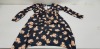 20 X BRAND NEW MISS SELFRIDGE FLORAL PRINT BLACK DRESSES IN VARIOUS SIZES