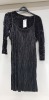 12 X BRAND NEW BLANCO QUIZ BLACK DRESSES UK SIZE 8 RRP €32.99 (TOTAL RRP €395.88)