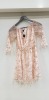 12 X BRAND NEW BLANCO QUIZ PINK SEQUENED DRESSES SIZE 6 RRP €36.99 (TOTAL RRP €443,88)