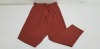 40 X BRAND NEW JACQUELINE DE YONG SMOKED PAPRICA PANTS SIZE MEDIUM RRP £18.00 (TOTAL RRP £720.00)