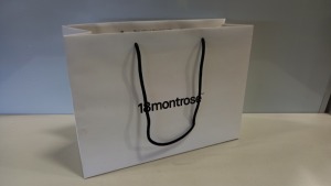 250 X BRAND NEW 18 MONTROSE MEDIUM PAPER CARRIER BAG ( SIZE 420 X 150 X 310 MM ) COME IN 5 BOXES