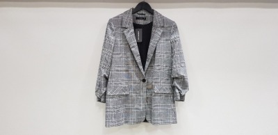 7 X BRAND NEW HALLHUBE GLEN CHECKED COATS SIZE 14