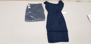 19 X BRAND NEW JACK WILLS LACEY FIT FLARE DRESSES IN NAVY SIZE 8