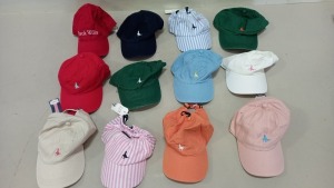 12 X JACK WILLS CAPS - NOTE : SOME STAINED