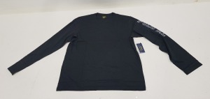 20 X BRAND NEW POLO RALPH LAUREN BLACK LONG SLEEVED T SHIRTS SIZE SMALL AND LARGE